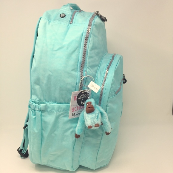 kipling teal backpack